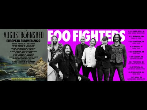 Foo Fighters North American tour  +  August Burns Red announce European summer tour