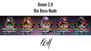 Doom 2 Bio Boss Node - Two Shots Node D4 K15 - Marvel Strike Force MSF