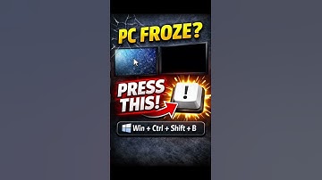 Fix Windows Freeze  Black Screen INSTANTLY Win+C    #windows11 #pcfix  #techtips #windows #computer