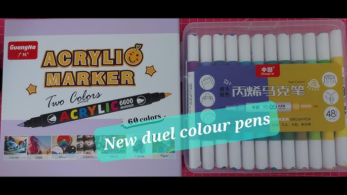 Lightwish Acrylic Marker Review and paint along with me. 