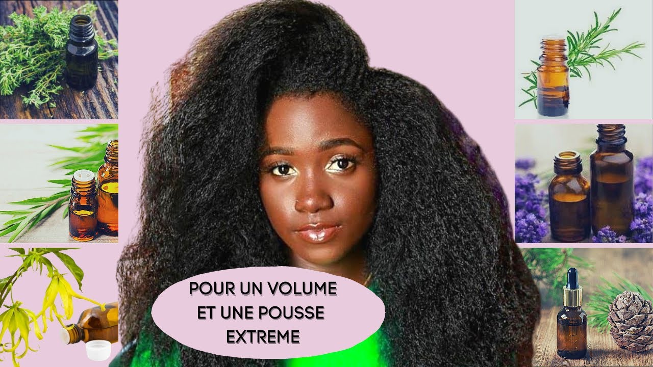 6 HUILES ESSENTIELLES POUR ACCELERER LA POUSSE DES CHEVEUX CREPUS - YouTube