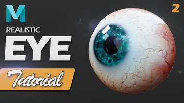 Create Stunning Realistic Eyes in Maya Part: 2 #3d #tutorial #render #vfx #youtube #maya