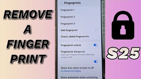 🧼 How to Remove a Fingerprint on Galaxy S25/S25+/Ultra