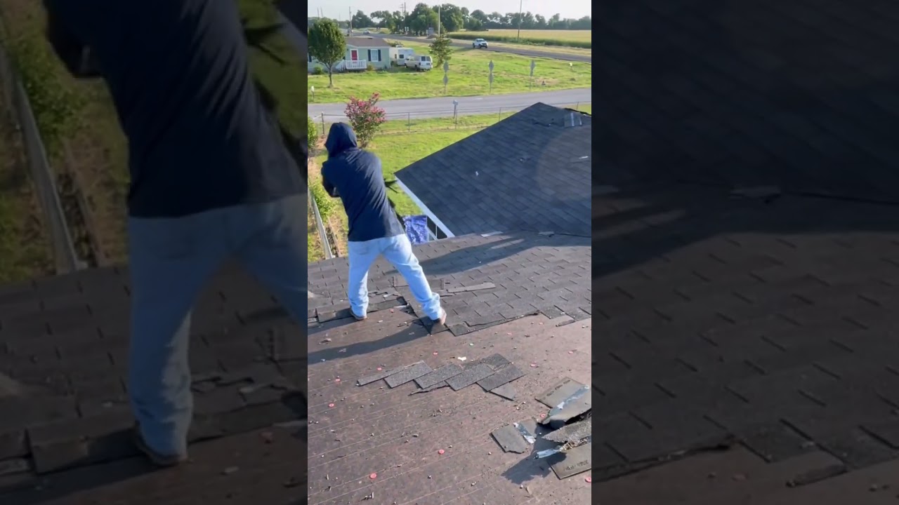 Roof Replacement in Princeton, TX | Old Shingles Coming Off!