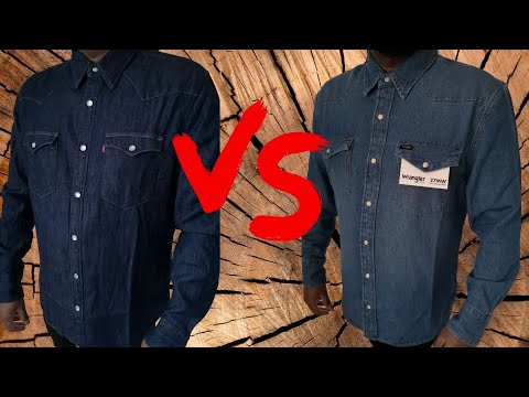 Which Denim Shirt Is Best For You? Levis vs Wrangler | Mens Denim Shirt