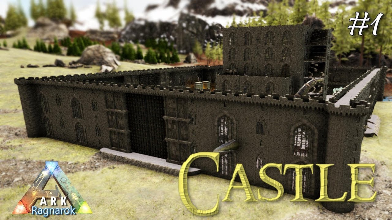 Ark Ragnarok 1 ラグナロクに超巨大な城建築 エッグファームの建築 Castle Build Pc版 Youtube