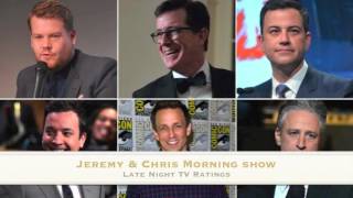 Jeremy & Chris Morning Show - 10/5/15 - Late Night TV Ratings