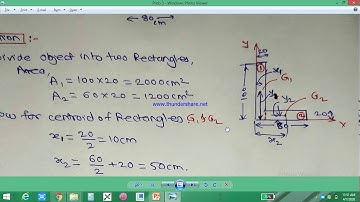 Problem on centroid of L section