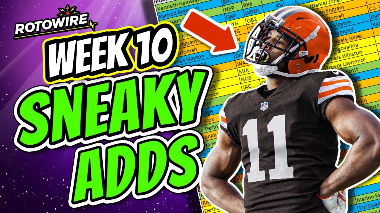 Sneaky Waiver Wire Adds For Week 10 II 2022 Fantasy Football