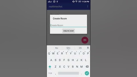 Real Time Chat Using Firebase Real time Databse