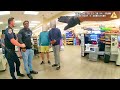 Racist Man Spits on Strangers, Punches Cop..Gets Exactly What he Asked For
