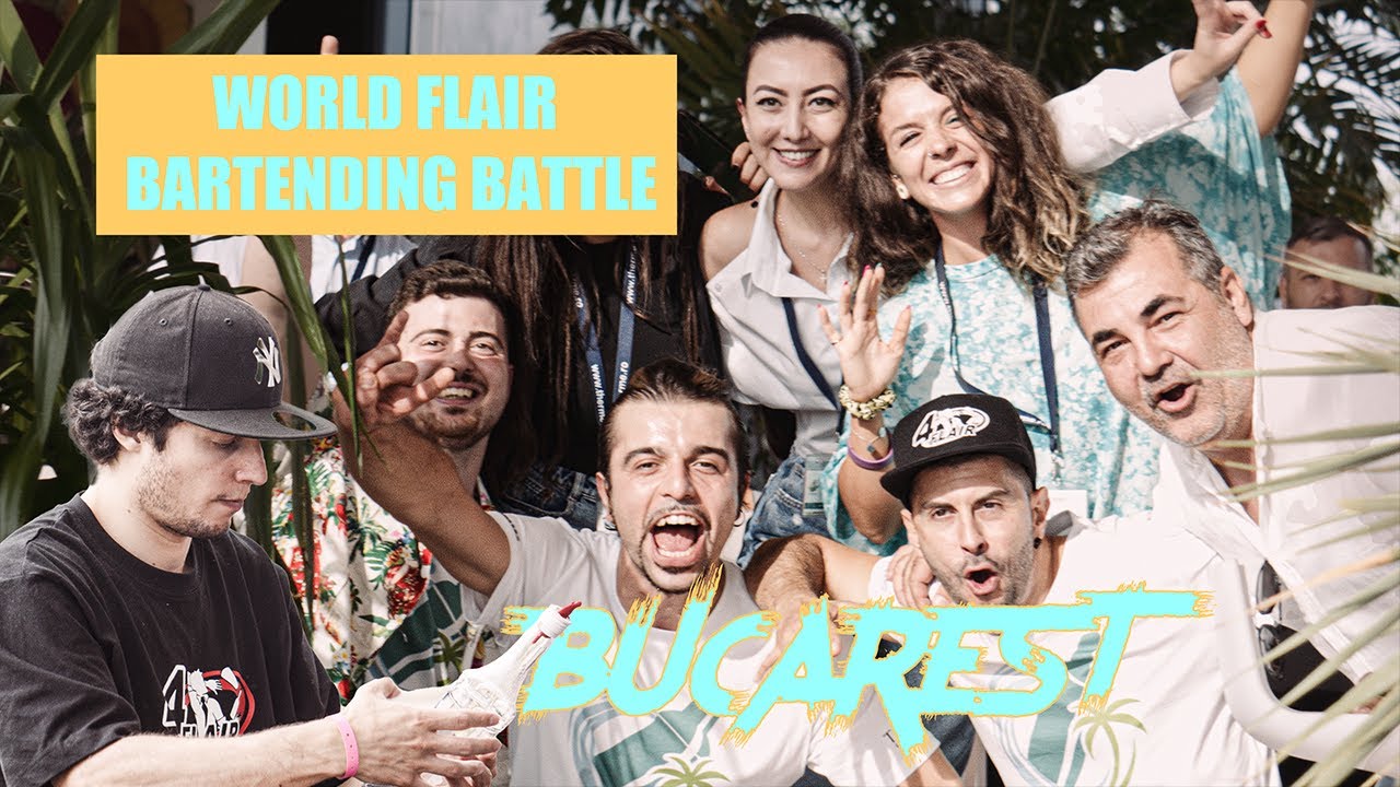 WORLD FLAIR BARTENDING BATTLE BUCAREST • Alexander De Leo, Roman Zapata, Goerkem Harp • 4Flair