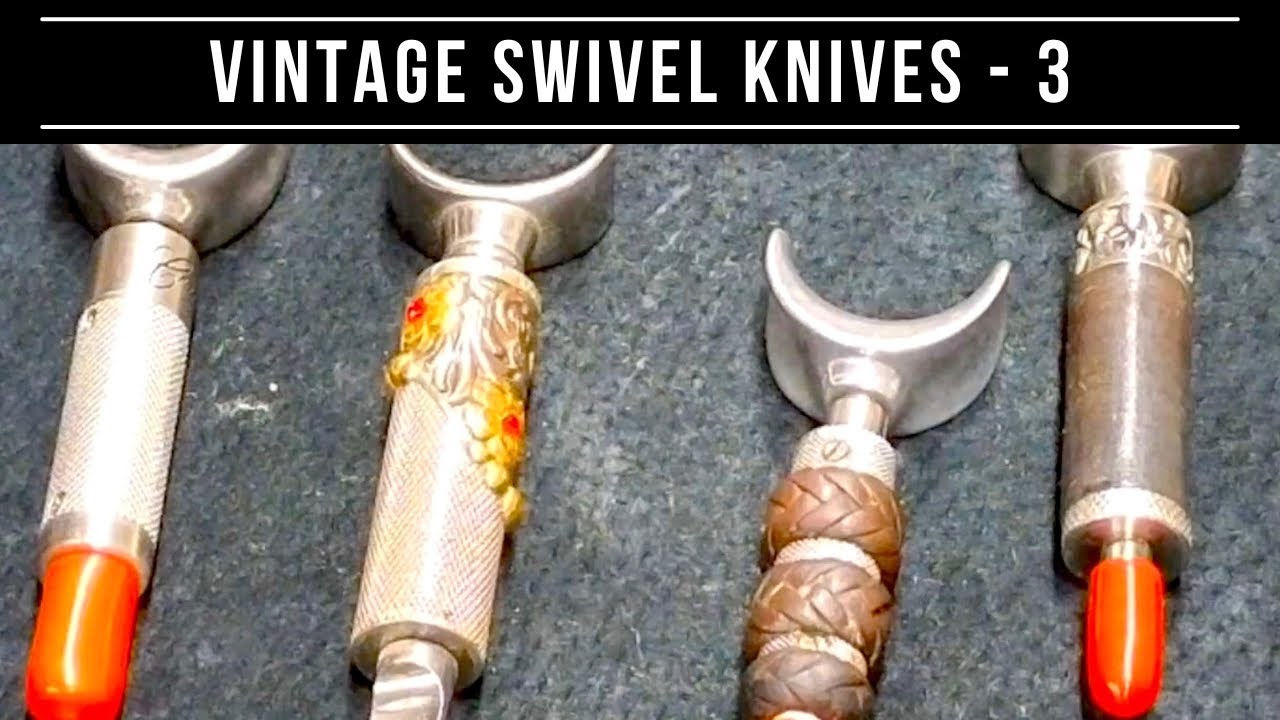 Tools for learher craft. Swivel knife Gothic