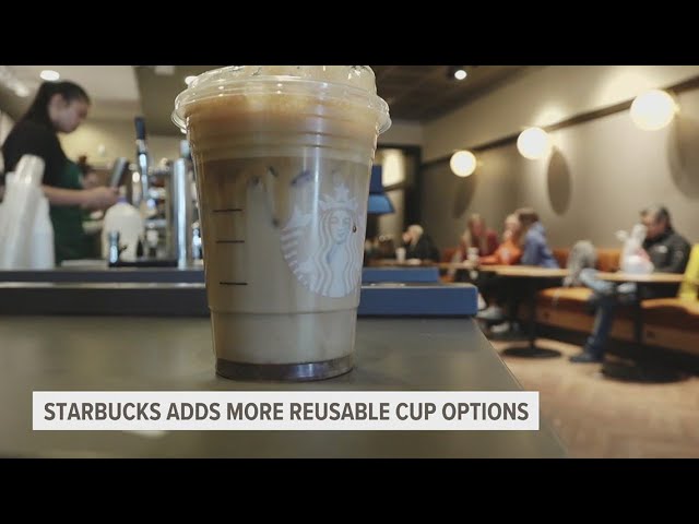 Starbucks expands reusable cups