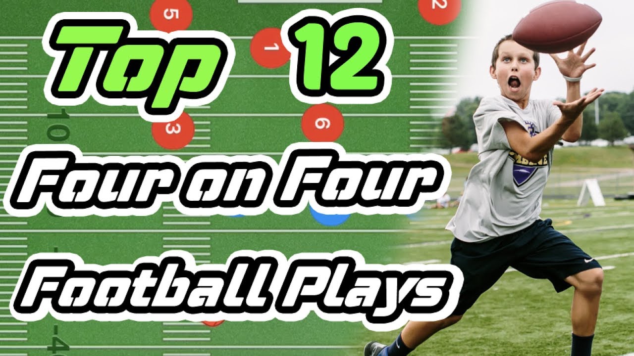 TOP 12 FLAG FOOTBALL 4 on 4 PLAYS