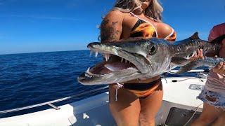 We had a BLAST doing this!! Catching Fish with WOLF size TEETH