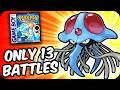 Can Tentacruel beat Pokemon Red/Blue with only 13 battles?