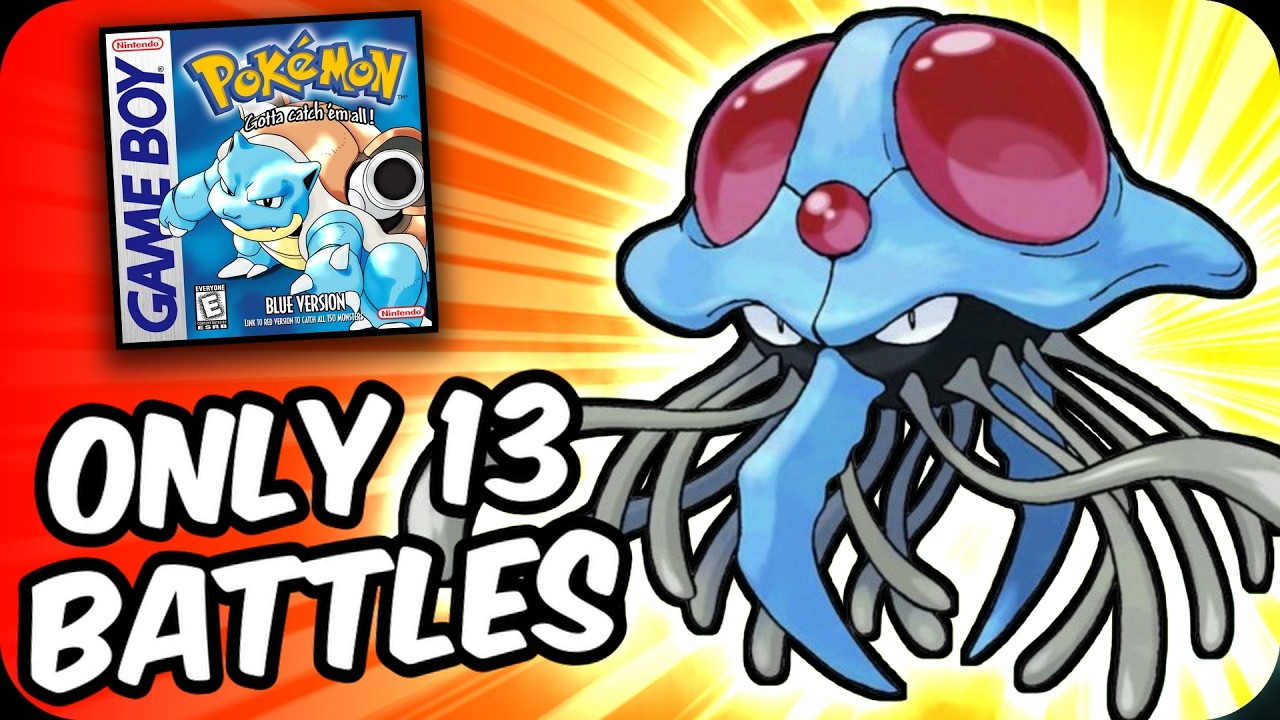 Can Tentacruel beat Pokemon Red/Blue with only 13 battles?