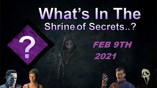 Dead by daylight - Whats in the Shrine of Secrets - FEB 9TH Reset 2021 (DBD)