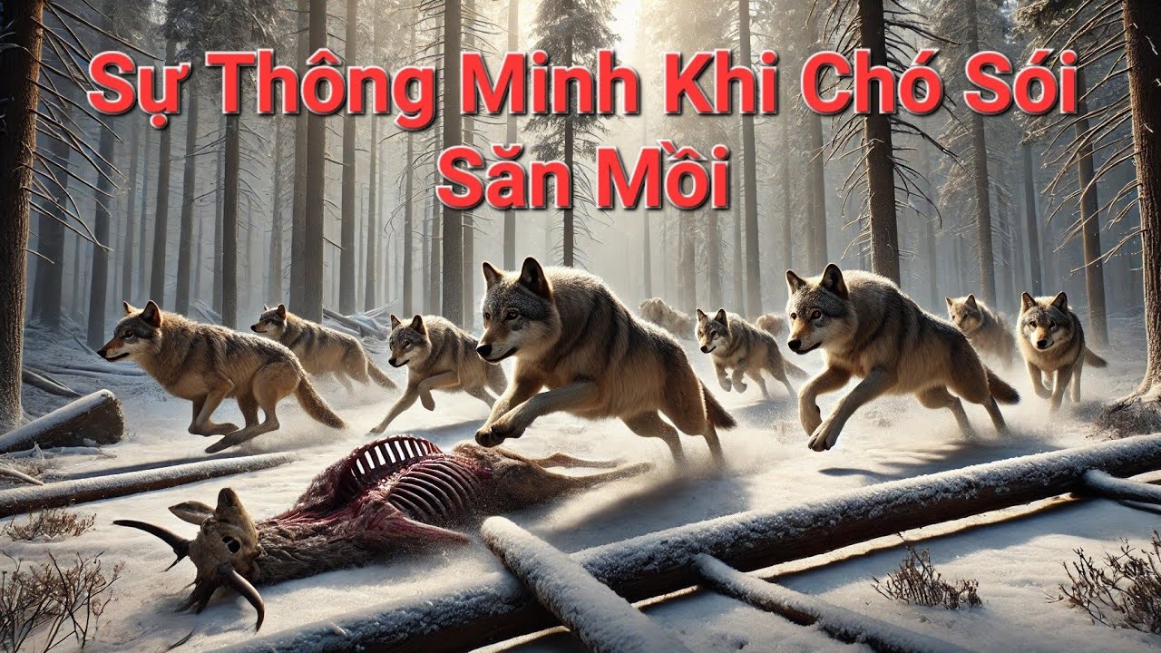 Những Chiến Thuật Săn Mồi Thông Minh Của Loài Sói ||Thú Vị Hoang Dã - youtube
