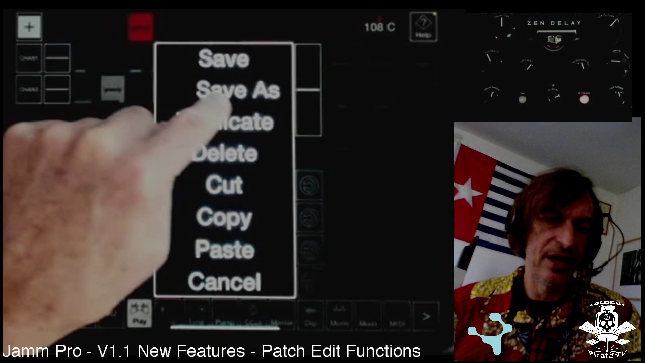 Jamm Pro -New Functions in v1.1 -Patch Editing