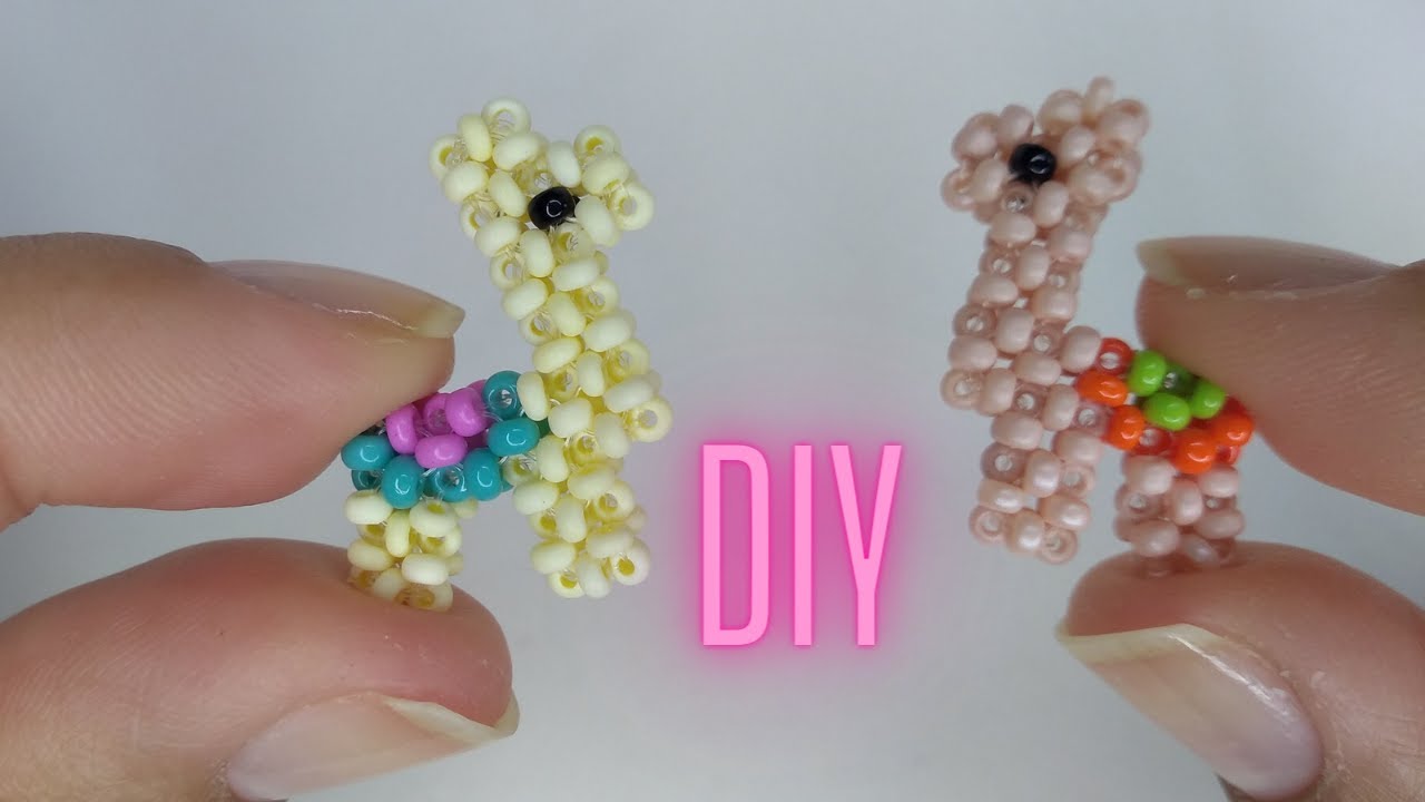 DIY Como fazer Lhama de miçangas passo a passo
