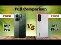 POCO M7 Pro 5G vs POCO M7 Plus 5G 🔥 Full Comparison ⚡ Performance, Camera, Battery, More..🤔 