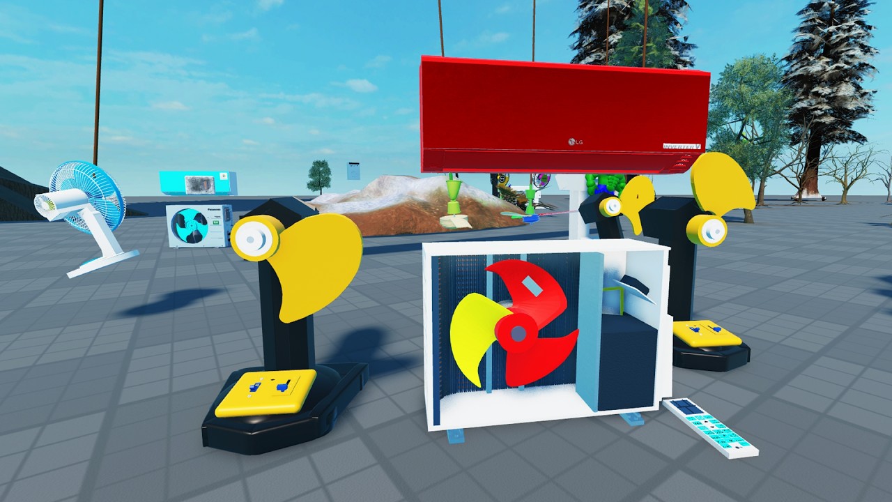 I Make Rare Air Conditioner and Fans | Roblox