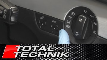 How to Remove Follow Me Home Lights Switch - Audi A4 S4 RS4 - B6 B7 - 2001-2008 - TOTAL TECHNIK