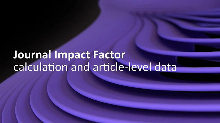 Journal Impact Factor and Article-Level Data - DayDayNews