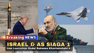 🔴 BARU SAJA TERJADI! Iran Luncurkan Rudal Raksasa Khorramshahr-4, Jet F-15 \u0026 KAPAL TANKER AS RONTOK