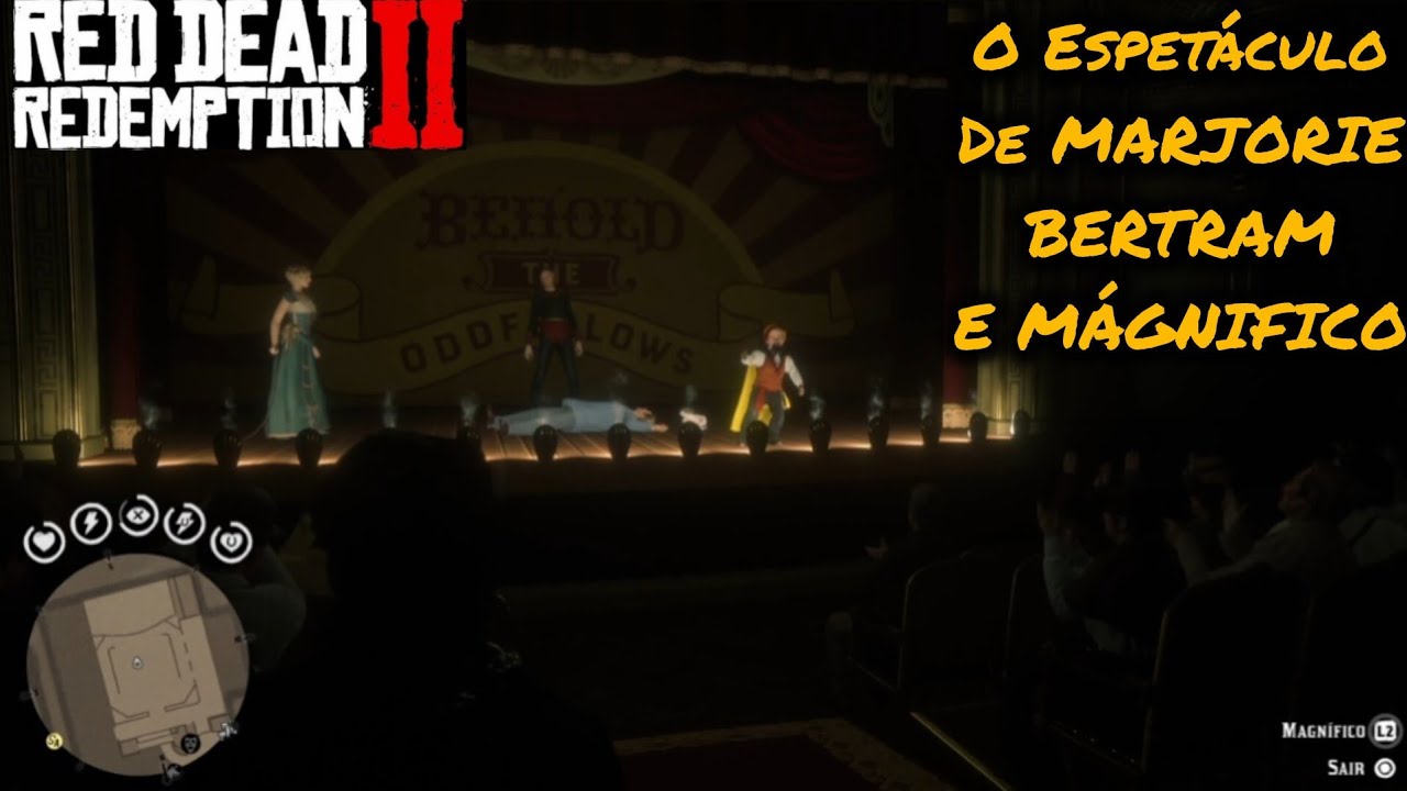 A APRESENTAÇÃO DE MARJORIE, BERTRAM E MÁGNIFICO NO TEATRO DE SAINT DENIS!!