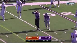 Referee Gets hit in the head LOL