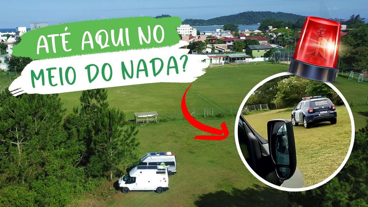 SEGUNDA VEZ que fomos RETIRADOS pela POLÍCIA em FLORIANÓPOLIS! Motorhome na Praia do CAMPECHE