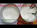 बिना जोरण के दही कैसे जमाऐ, preparation of curd without inoculum, हरी मिर्च से घर मे बढ़िया दही जमाऐ
