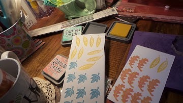 BASH YOUR STASH! Ready for Fall: Making Cluster Embellishments Process Video