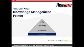 Knowledge Management Primer