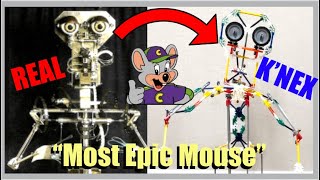 KNEX Chuck E Cheese Animatronic Mech Cyberamic - Most Epic Mouse #animatronics #robot #robotics