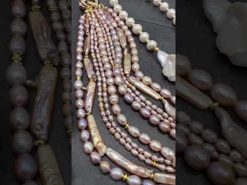 Украшение из ЖЕМЧУГА #украшения #шайдова #jewelry #эксклюзивныеукрашения #бусы #серьги #жемчуг