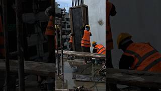 Formwork Removed 😱 Check the Concrete Quality 🔥 #subscribe #constructionchannel #shortsfeed