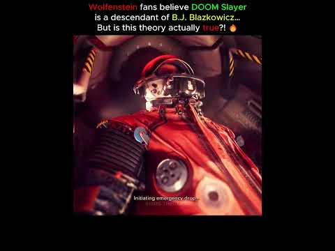 DOOM Slayer Is B J  Blazkowicz’s Grandson! 😱 #gaming #shortvideo