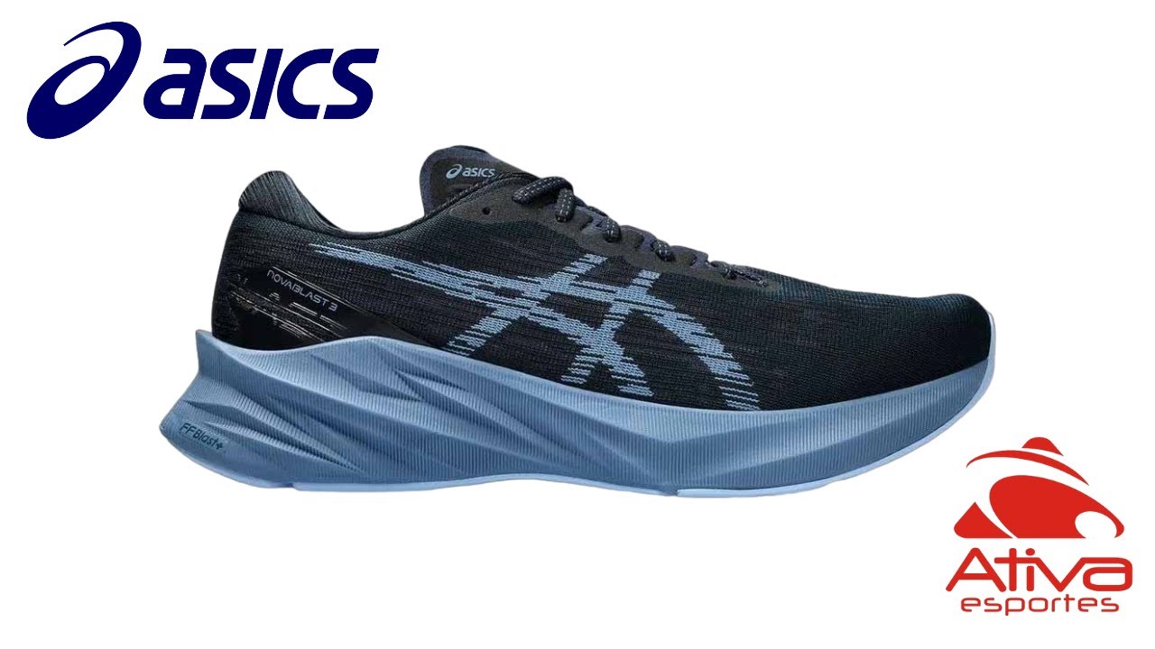 Tênis Asics Novablast 3 Masculino 1011B458-403 - Ativa Esportes