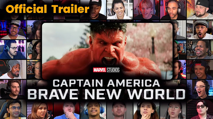 Captain America: Brave New World - Official Trailer | REACTION MASHUP | Captain America 4 - Red Hulk