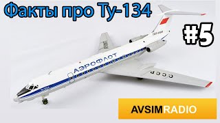 5 ФАКТОВ О САМОЛЕТЕ ТУ-134. ИФ №5 AVSIM RADIO