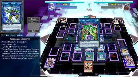 YGOPro - Cyberse 2 cards combo [Discard 4 cards & Trigate Wizard]