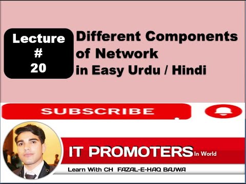Lecture 20 || Communication Media || NIC || Bridge || Router || Gateway in Easy Urdu Hindi