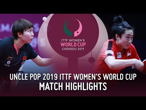 Zhu Yuling vs Feng Tianwei | 2019 ITTF Women's World Cup Highlights (1/2)