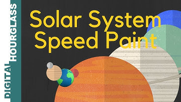 Solar System speed paint with MS paint