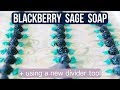 Blackberry Sage Artisan Soap w/ New Bar Divider | Royalty Soaps