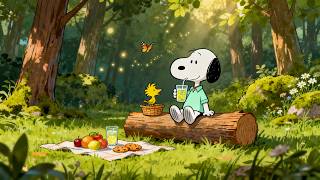 🌿 Snoopy Summer Forest Escape 🍃 Chill Lo-Fi Beats, Soft Sun Rays & Magical Nature Vibes screenshot 3